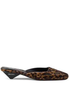 35mm leopard-print mules