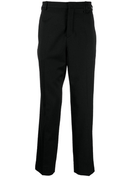 straight-leg tailored trousers