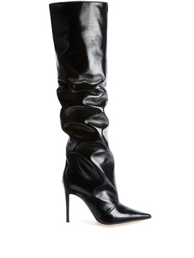 Black Patent Leather Gala Boots