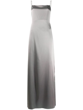 silk evening dress