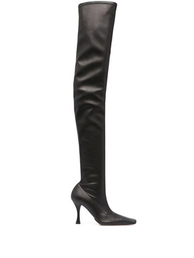 ruched over the knee boots