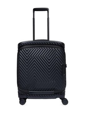 Atlas logo-embossed suitcase 