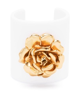 rose-detail cuff bracelet 