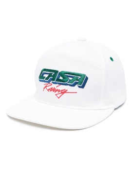 logo-embroidered cotton hat