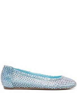 Gilda crystal-embellished ballerina shoes