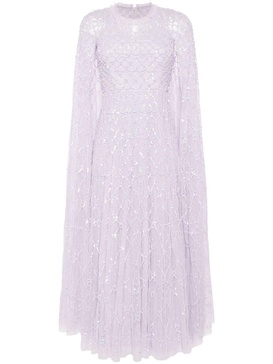 Heart Lattice sequin-embellished gown