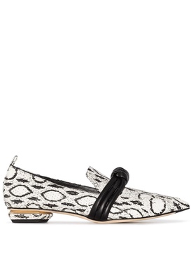 Beya snakeskin-effect loafers