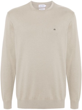 logo-embroidered jumper 