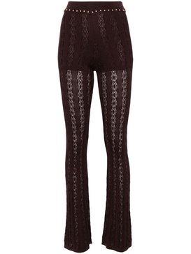 x Louis Barthélemy graphic-print knitted trousers