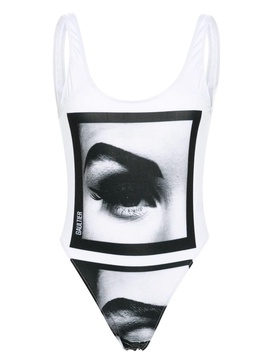 graphic-print swimsuit 