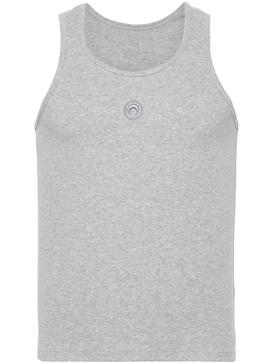 Crescent Moon-embroidered tank top