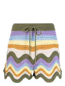 Zimmermann Openwork Drawstring Shorts