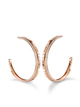 18kt rose gold Ice Cube diamond earrings