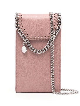 Falabella chain-link phone pouch 