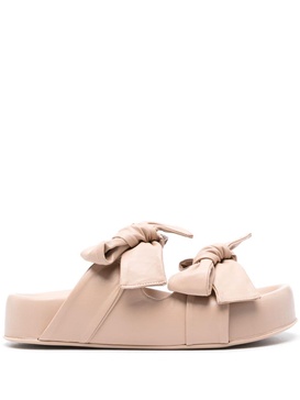 Jane bow-detail sandals