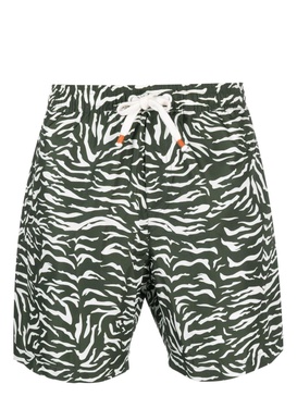 all-over print swim shorts