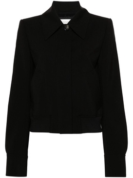 straight-point collar wool jacket 