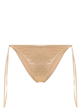 Vallie metallic bikini bottoms