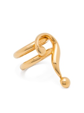 Moschino Double Slot Band Ring