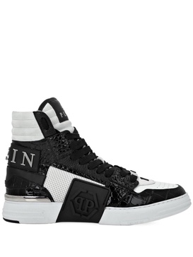 Hexagon high-top sneakers