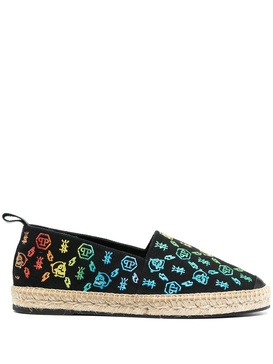 logo-print espadrilles