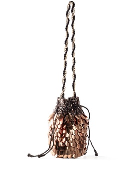 Keely sequinned bucket bag