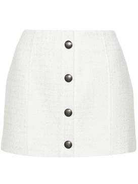 tweed A-line miniskirt