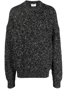 long-sleeve knitted jumper