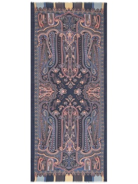 paisley-print scarf