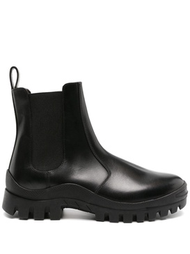 ankle-length leather chelsea boots