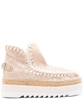 sequin-embellished slip-on sneakers