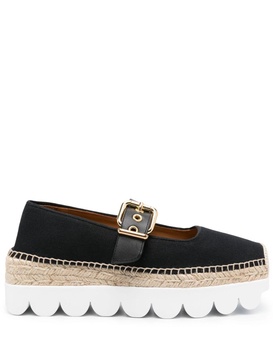 Mary Jane canvas espadrilles