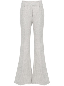 Rhein flared seam-detail flared trousers