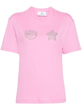 stud-embellished T-shirt