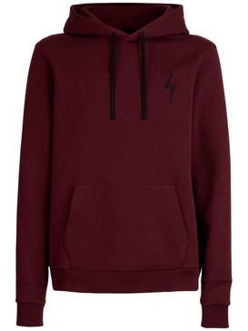 Arthen logo-embroidered cotton hoodie