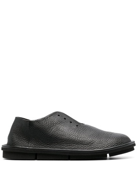 lace-up leather oxford shoes