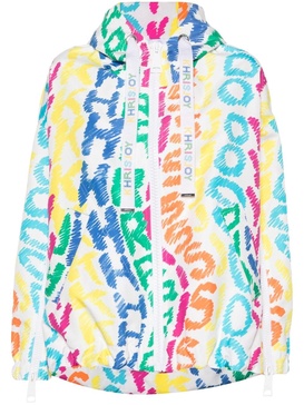 Khris doodle-print windbreaker 