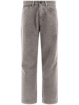 Grey Third Cut Straight Jeans