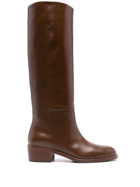 Sellier 40mm leather boots