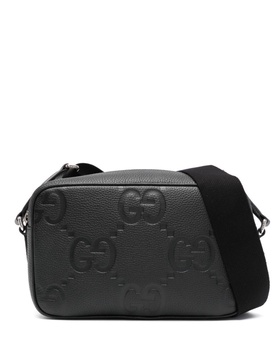 Black Medium Jumbo GG Messenger Bag