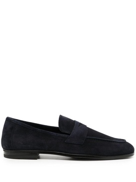 Sean penny-slot suede loafers