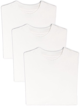 Jil Sander Pack Of 3 Cotton T-Shirts With Logo Tag