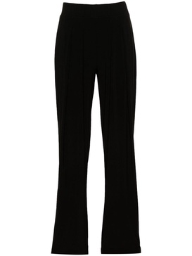 low-waist tapered trousers