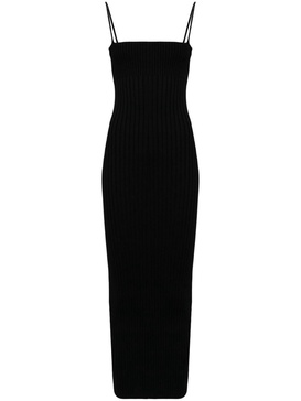 ribbed midi dress 