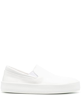 slip-on leather sneakers