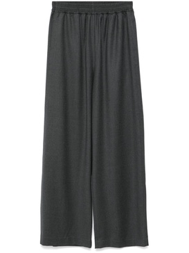 Wide virgin wool pants