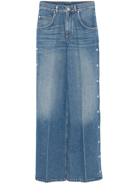 Stella McCartney Snap Stud-Embellished Jeans