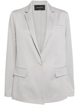 notched-lapels single-breasted blazer 