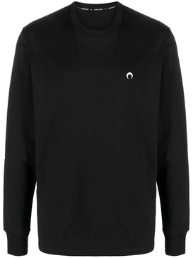 logo-embroidered crew-neck sweatshirt