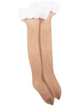 Nude 8 lace-trim stay-up